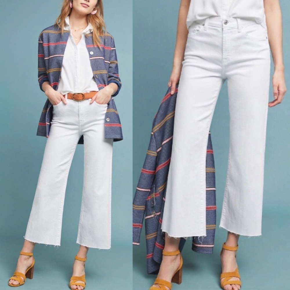 7 for All Mankind Jeans Alexa High Rise Wide Leg size 30